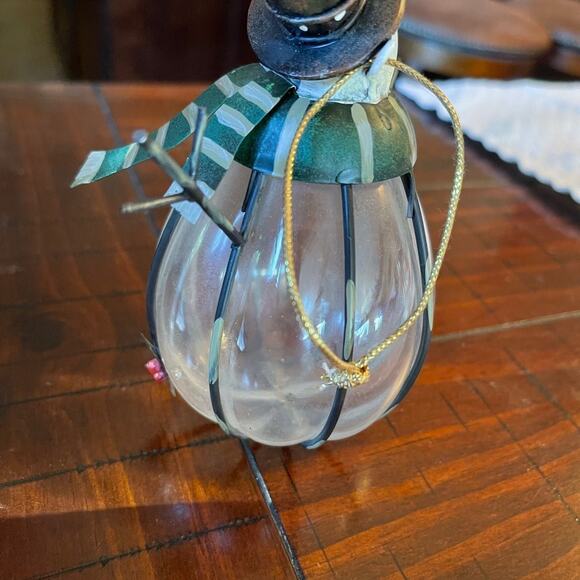 Christmas ornament snowman glass - Picture 2 of 9